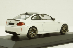BMW M2 CS 2020 White with Gold Wheels, 410021020, Minichamps 1:43
