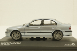 BMW M5 (E39) 2000 silver blue metallic, 4310503, Solido 1:43