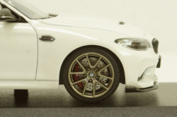 BMW M2 CS 2020 White with Gold Wheels, 410021020, Minichamps 1:43