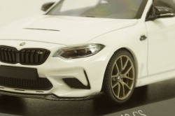 BMW M2 CS 2020 White with Gold Wheels, 410021020, Minichamps 1:43