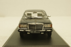 Mercedes 450 SEL (W116) 1977 Movie Rocky IV (1985) black, 86640, Greenlight 1:43