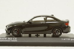 BMW M2 CS 2020 Black with Black Wheels, 410021022, Minichamps 1:43