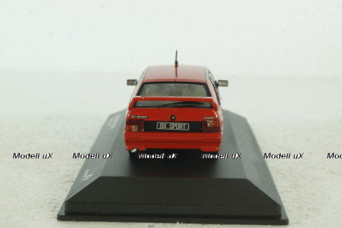 Citroen BX SPORT 1985 red, 4311002, Solido 1:43