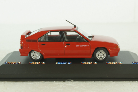 Citroen BX SPORT 1985 red, 4311002, Solido 1:43