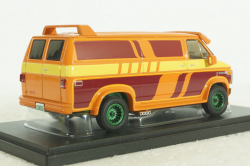 GMC Vandura Custom 1983, orange, 86327, Greenlight 1:43