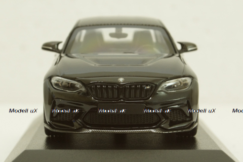 BMW M2 CS 2020 Black with Gold Wheels, 410021024, Minichamps 1:43