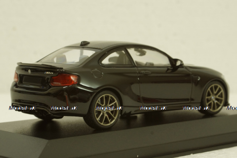 BMW M2 CS 2020 Black with Gold Wheels, 410021024, Minichamps 1:43