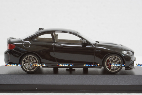 BMW M2 CS 2020 Black with Gold Wheels, 410021024, Minichamps 1:43