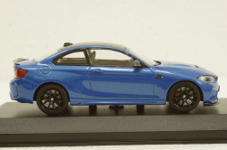 BMW M2 CS 2020 Blue with Black Wheels, 410021026, Minichamps 1:43
