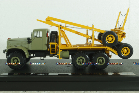 Краз-255Л с прицепом-роспуском ТМЗ-803, лесовоз, , TruckTyr 1:43