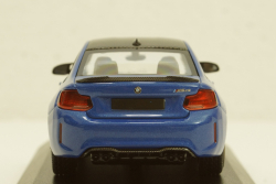 BMW M2 CS 2020 Blue with Gold Wheels, 410021025, Minichamps 1:43