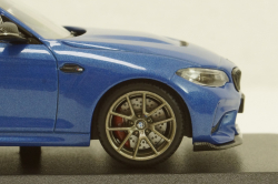 BMW M2 CS 2020 Blue with Gold Wheels, 410021025, Minichamps 1:43