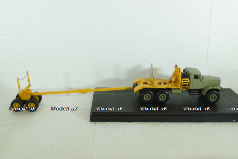 Краз-255Л с прицепом-роспуском ТМЗ-803, лесовоз, , TruckTyr 1:43