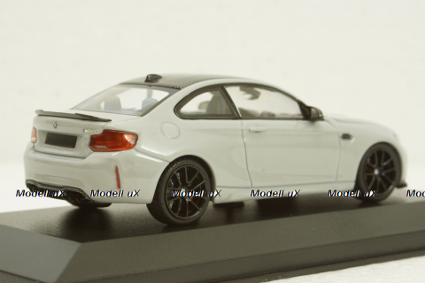 BMW M2 CS 2020 Silver with Black Wheels, 410021027, Minichamps 1:43