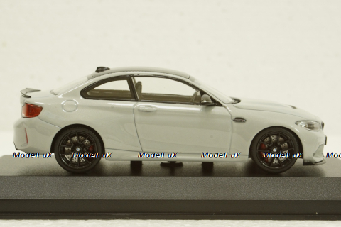 BMW M2 CS 2020 Silver with Black Wheels, 410021027, Minichamps 1:43