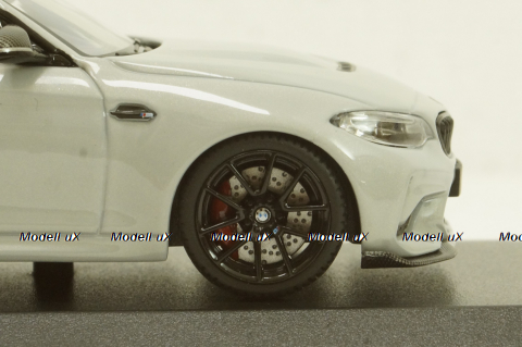 BMW M2 CS 2020 Silver with Black Wheels, 410021027, Minichamps 1:43