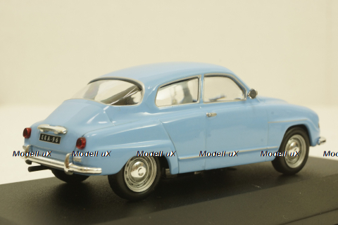 Saab 96 V4, 1970, light blue, WhiteBox 1:43