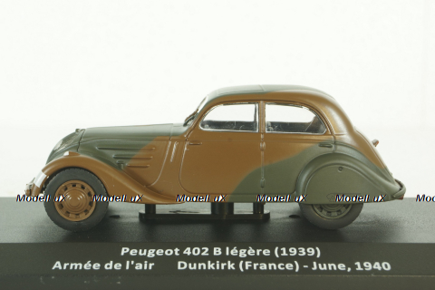 Peugeot 402 B Legere (1939), Altaya Military #37 Altaya 1:43