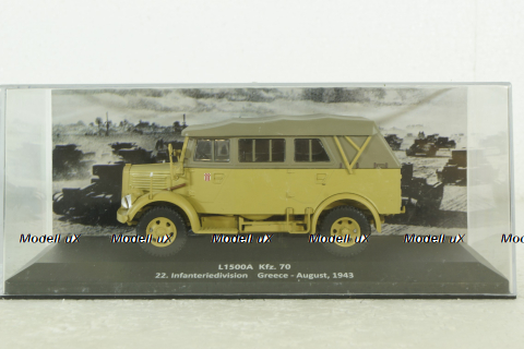 Mercedes L1500 A KFZ.70, Altaya Military #61 Altaya 1:43