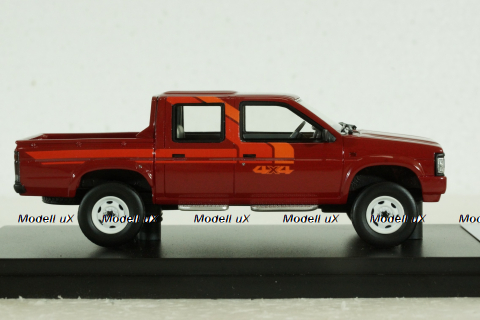 Datsun PickUp D21 Double Cab (Nissan Navara I), red, 1985, HS422RE, Hi-Story 1:43