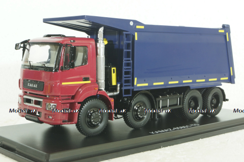 Камаз-65801-T5 самосвал, красный/синий, SSM1547, SSM 1:43