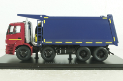 Камаз-65801-T5 самосвал, красный/синий, SSM1547, SSM 1:43