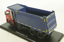 Камаз-65801-T5 самосвал, красный/синий, SSM1547, SSM 1:43