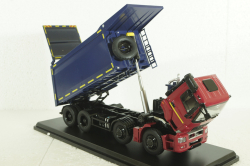 Камаз-65801-T5 самосвал, красный/синий, SSM1547, SSM 1:43