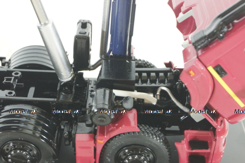 Камаз-65801-T5 самосвал, красный/синий, SSM1547, SSM 1:43