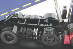 Камаз-65801-T5 самосвал, красный/синий, SSM1547, SSM 1:43