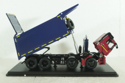 Камаз-65801-T5 самосвал, красный/синий, SSM1547, SSM 1:43