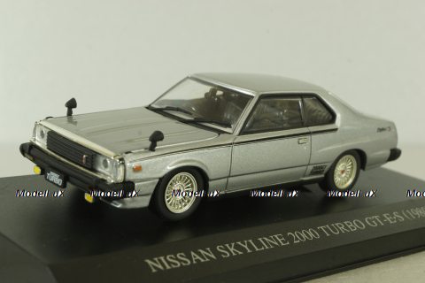 Nissan Skyline 2000 Turbo GT-E-S (KHGC211) 1980, silver, DISM 1:43