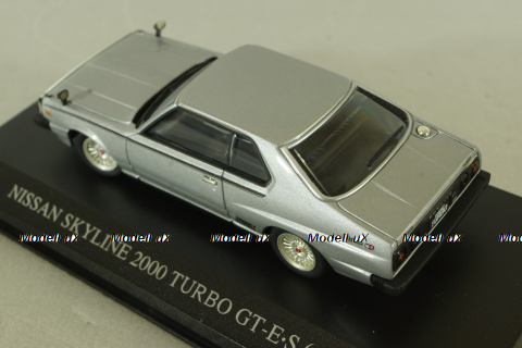 Nissan Skyline 2000 Turbo GT-E-S (KHGC211) 1980, silver, DISM 1:43