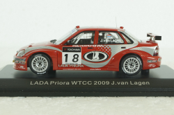 Ваз-2170 Lada Priora, WTCC 2009 J.van Lagen, 221705, DiP Models 1:43