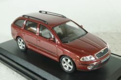 Skoda Octavia Combi II dark red, Abrex 1:43