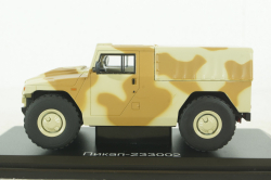 Газ-233002 Тигр с тентом, камуфляж, SSM2003, SSM 1:43