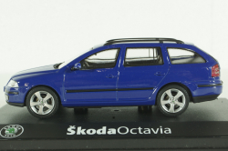 Skoda Octavia Combi II blue, Abrex 1:43