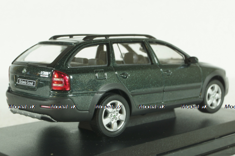 Skoda Octavia Combi Scout, green, 143AB-011HL, Abrex 1:43