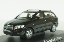 Skoda Fabia 2 Combi, Black 1999, 143AB-004B, Abrex 1:43