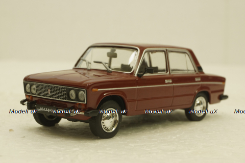 Ваз-2106 Жигули, красный, Автолегенды СССР №266, 1:43