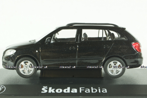 Skoda Fabia 2 Combi, Black 1999, 143AB-004B, Abrex 1:43