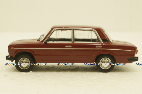 Ваз-2106 Жигули, красный, Автолегенды СССР №266, 1:43