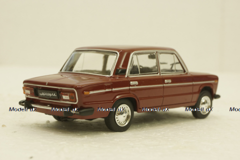 Ваз-2106 Жигули, красный, Автолегенды СССР №266, 1:43