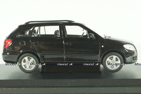 Skoda Fabia 2 Combi, Black 1999, 143AB-004B, Abrex 1:43