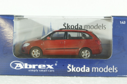 Skoda Fabia 2 Combi, Red 1999, Abrex 1:43