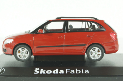 Skoda Fabia 2 Combi, Red 1999, Abrex 1:43