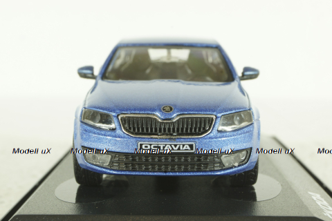 Skoda Octavia III 2013 metallic-light blue, 143AB-026KM, Abrex 1:43