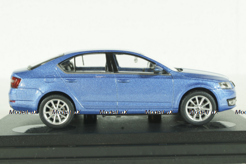 Skoda Octavia III 2013 metallic-light blue, 143AB-026KM, Abrex 1:43
