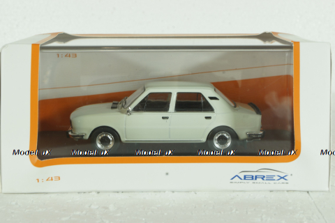 Skoda 120L white 1982, 143ABS-724EB, Abrex 1:43