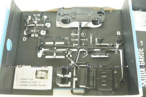Кит Skoda Garde yellow 1982, 143SABS-722G-KIT, Abrex 1:43